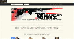 Desktop Screenshot of designerteez.com